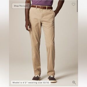 770 trade Straight fit stretch chino JCREW